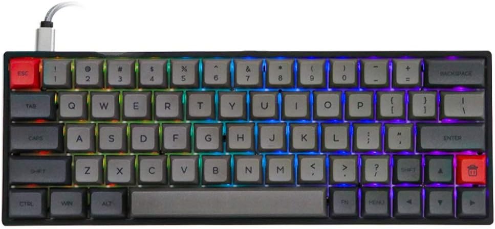 Gateron Optical Black Grey White Hot Swappable Mechanical Keyboard C26699