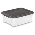 4 Shelf Lockable Plastic Storage Cabinet E122005