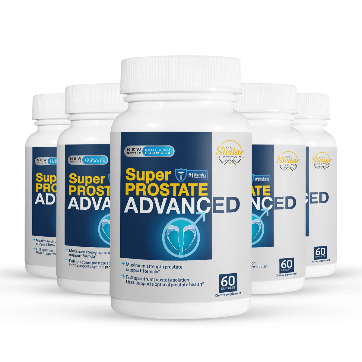 5 Pack 60 Capsules Prostate Support L44942