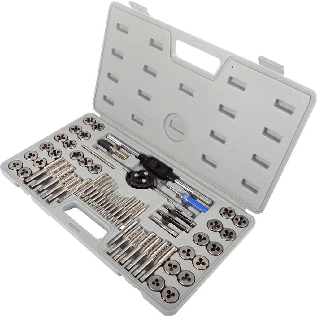60-Pieces Tap and Die Set Metric and SAE Standard U21478