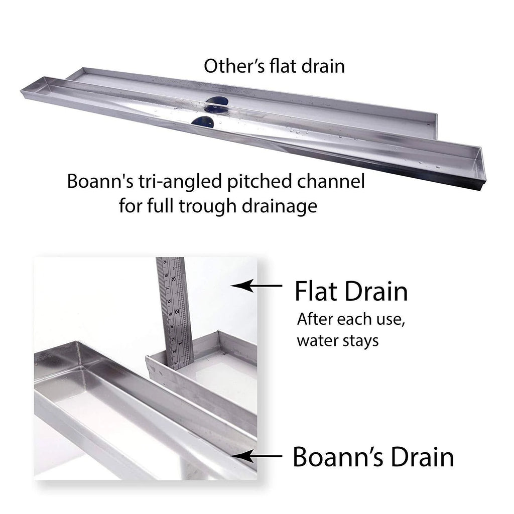 304 Stainless Steel Linear Drain R9038