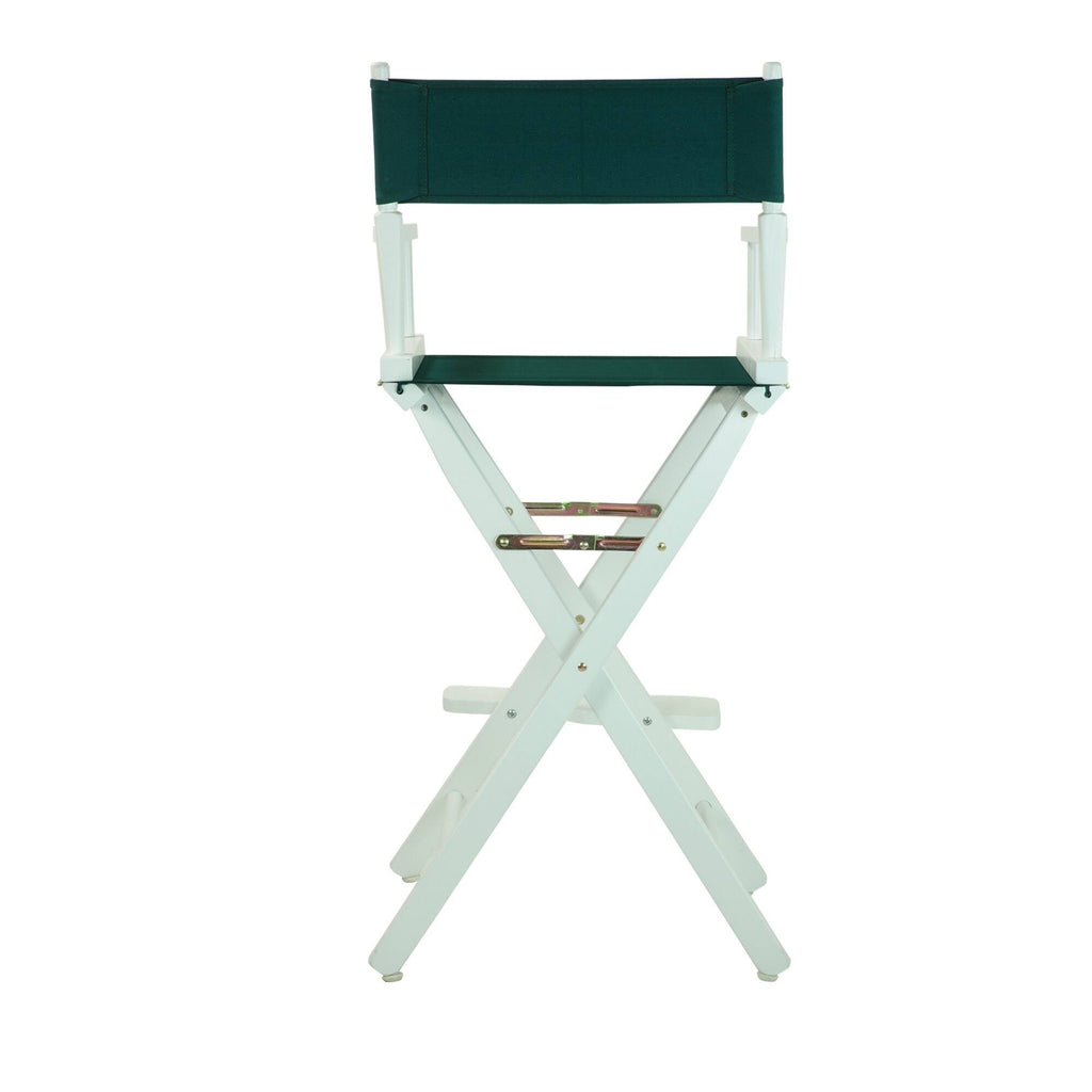 White Frame Gray Canvas Director's Chair Q290188