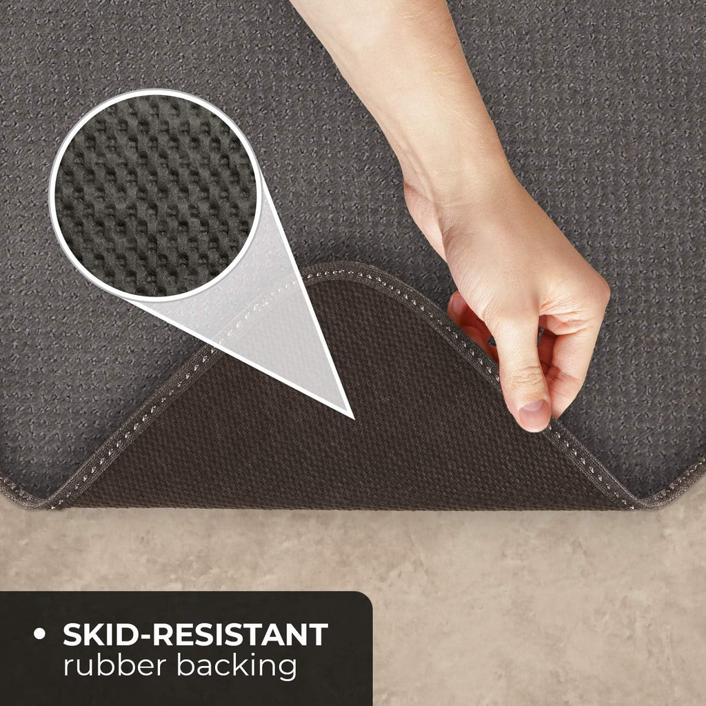 Gray 6 Feet X 36 Inches Skid-Resistant Carpet Runner R357879