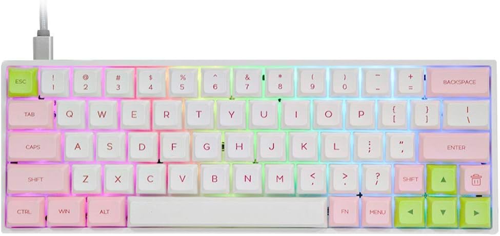 Gateron Optical Black Grey White Hot Swappable Mechanical Keyboard C26699