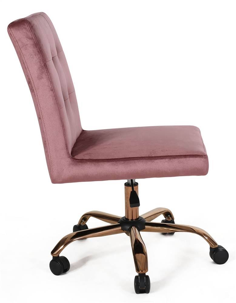 Blush Tufted Swivel Chair V464