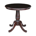 30" Round Wood Dining Table X49262