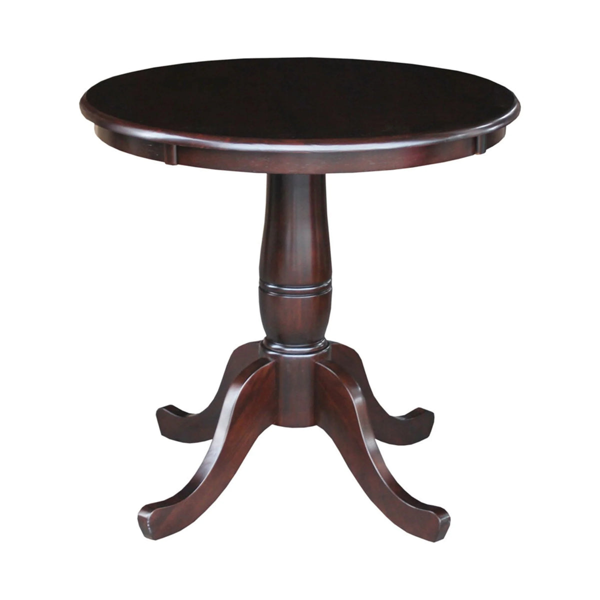 30" Round Wood Dining Table X49262
