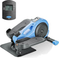 Under Desk Elliptical Pedal Exerciser with 8 Levels Adjustable Magnetic Resistance and LCD Monitor U238