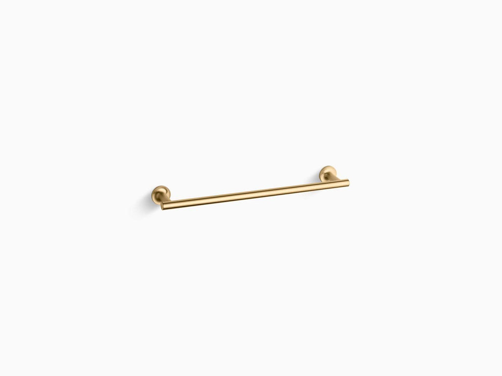 Vibrant Moderne Brushed Gold Towel Bar V929037