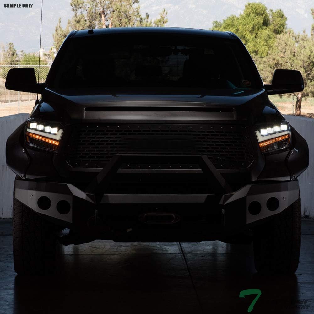 Black Housing Full LED Sequential Quad Projector Headlights A20076