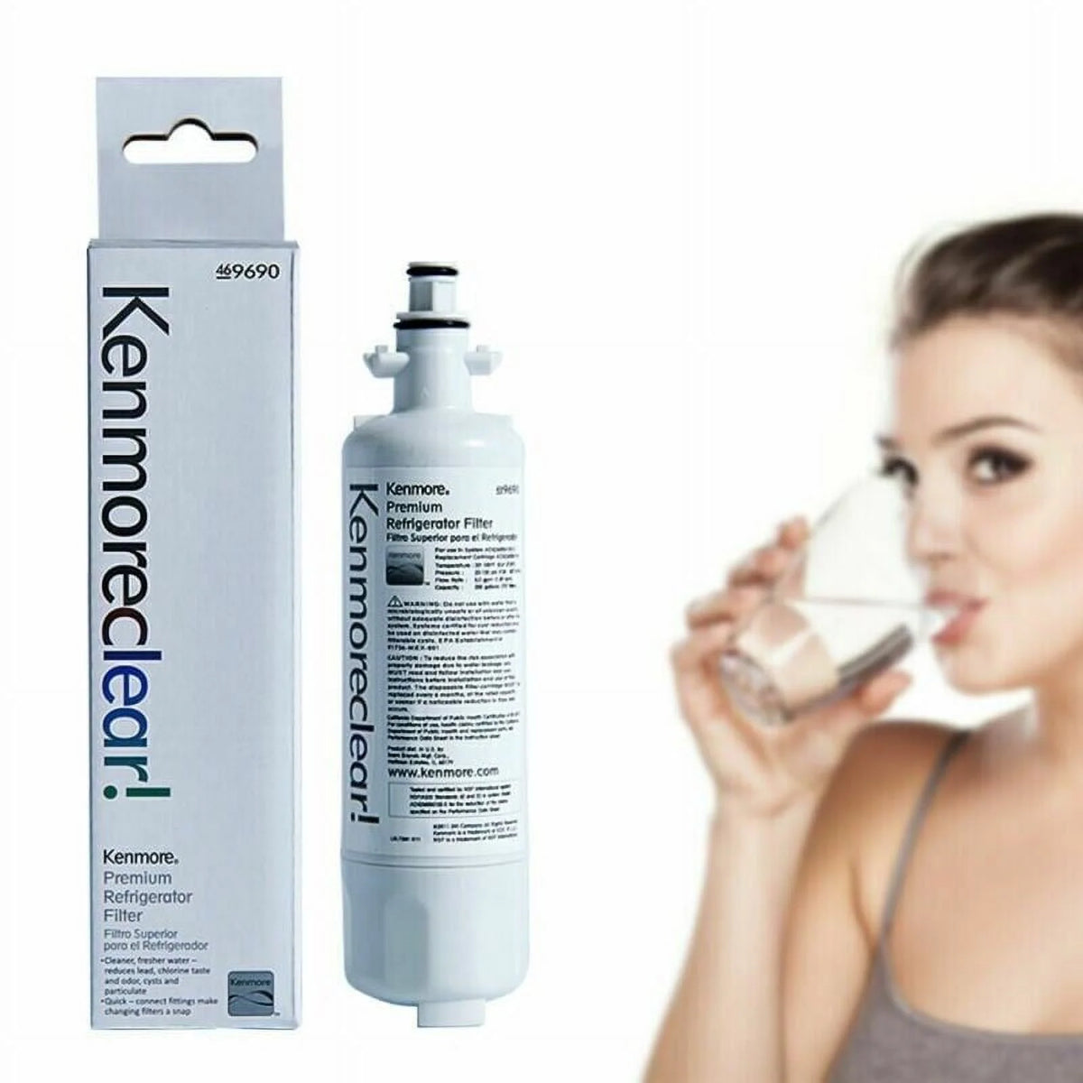 4 Pack Refrigerator Water Filter D148392