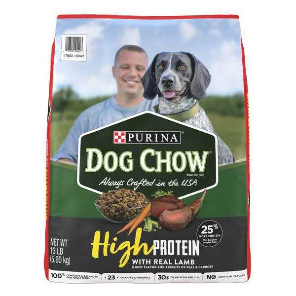 High Protein Dry Dog Food With Lamb & Beef Flavor Z9320