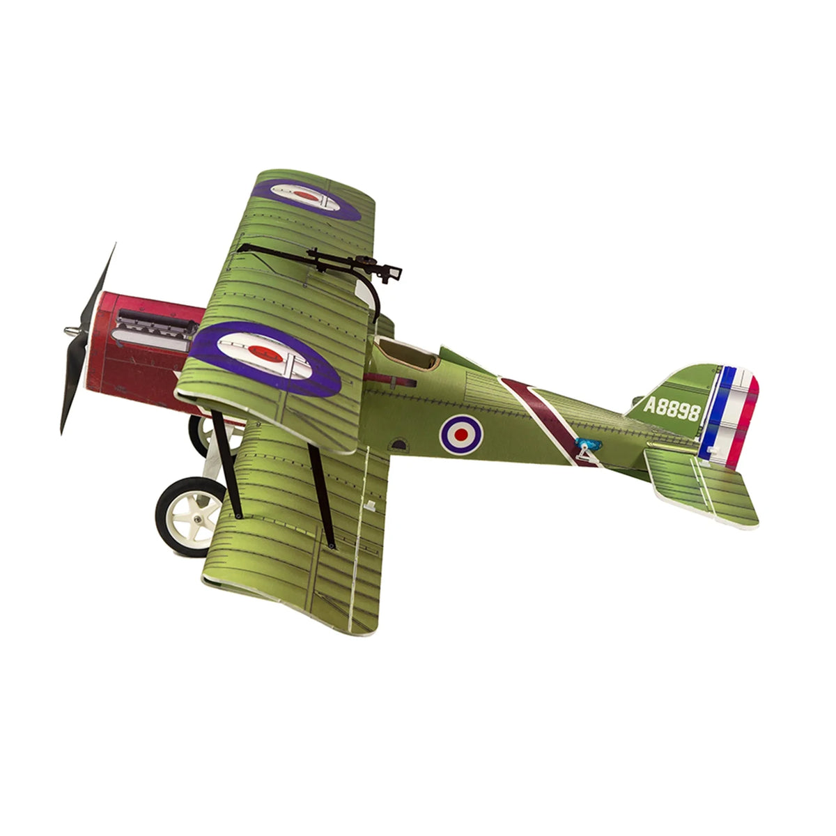 800mm Wingspan Foam Remote Control Airplane Biplane Warbird KIT W559