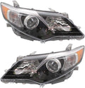 Headlight Assembly Pair for Toyota Camry 2012 2013 2014 SE Model Halogen P558866