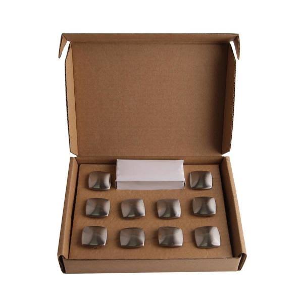 Satin Nickel Square Cabinet Knob (50-Pack) J229857