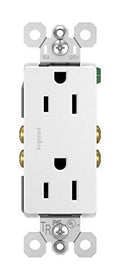 White 15-Amp 125-Volt Decorator Outlet 10-Pk T3625