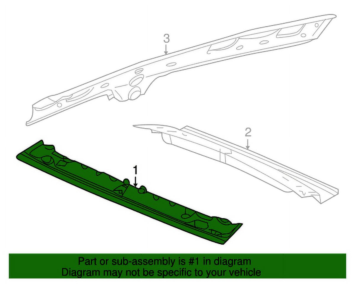 Rail Fr. Roof V8205