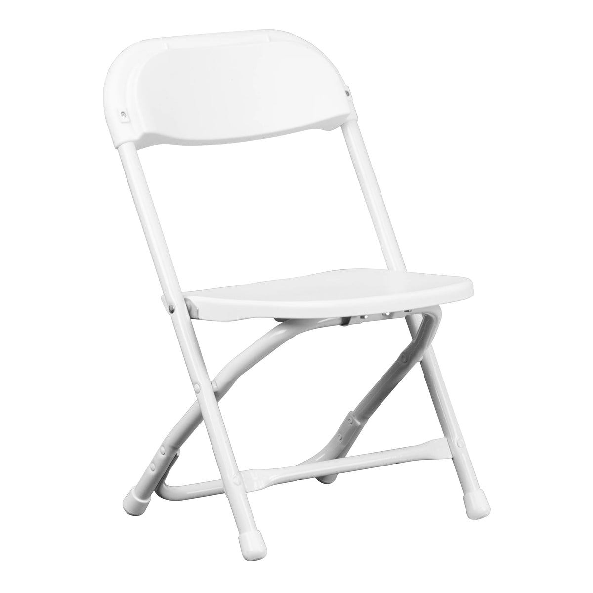 White Plastic Kids Folding Chair W91592