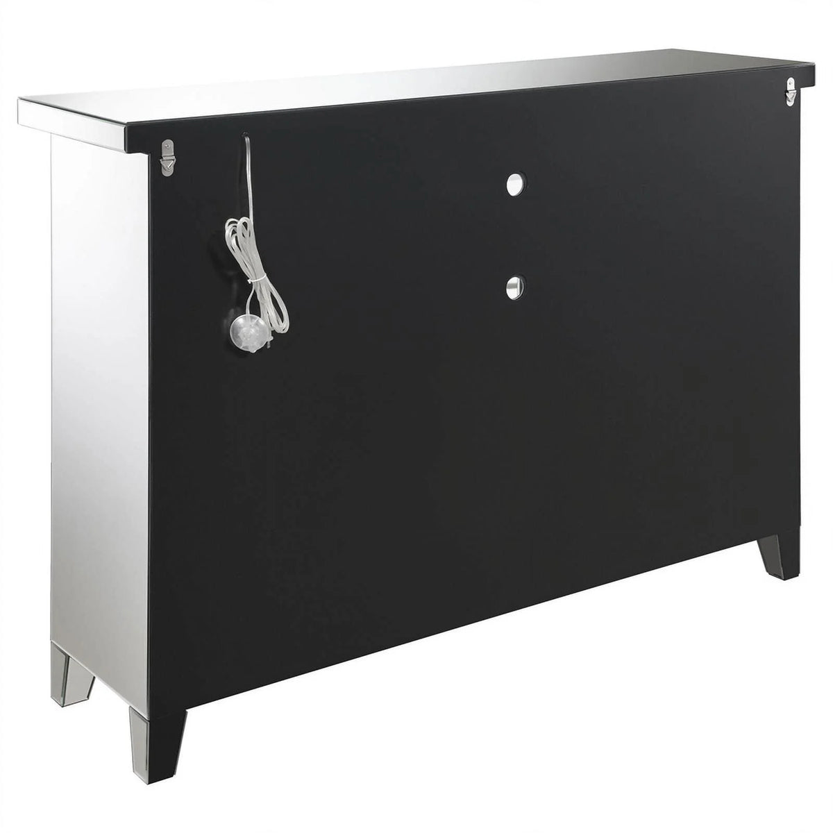 2-door Wine Cabinet with Lighting Mirror A667