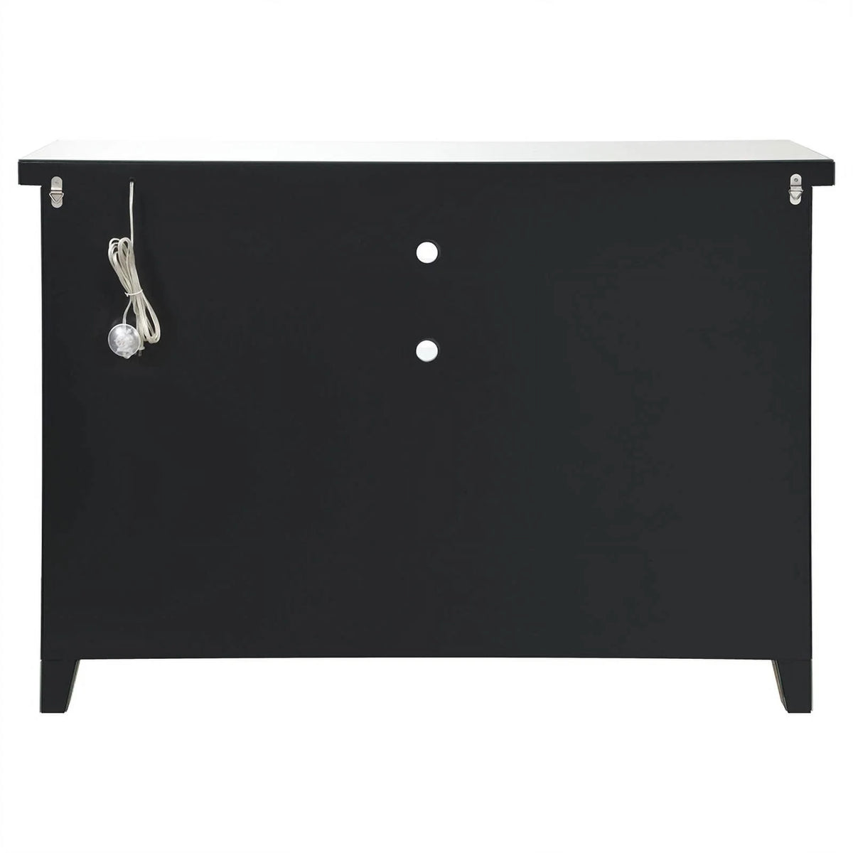 2-door Wine Cabinet with Lighting Mirror A667