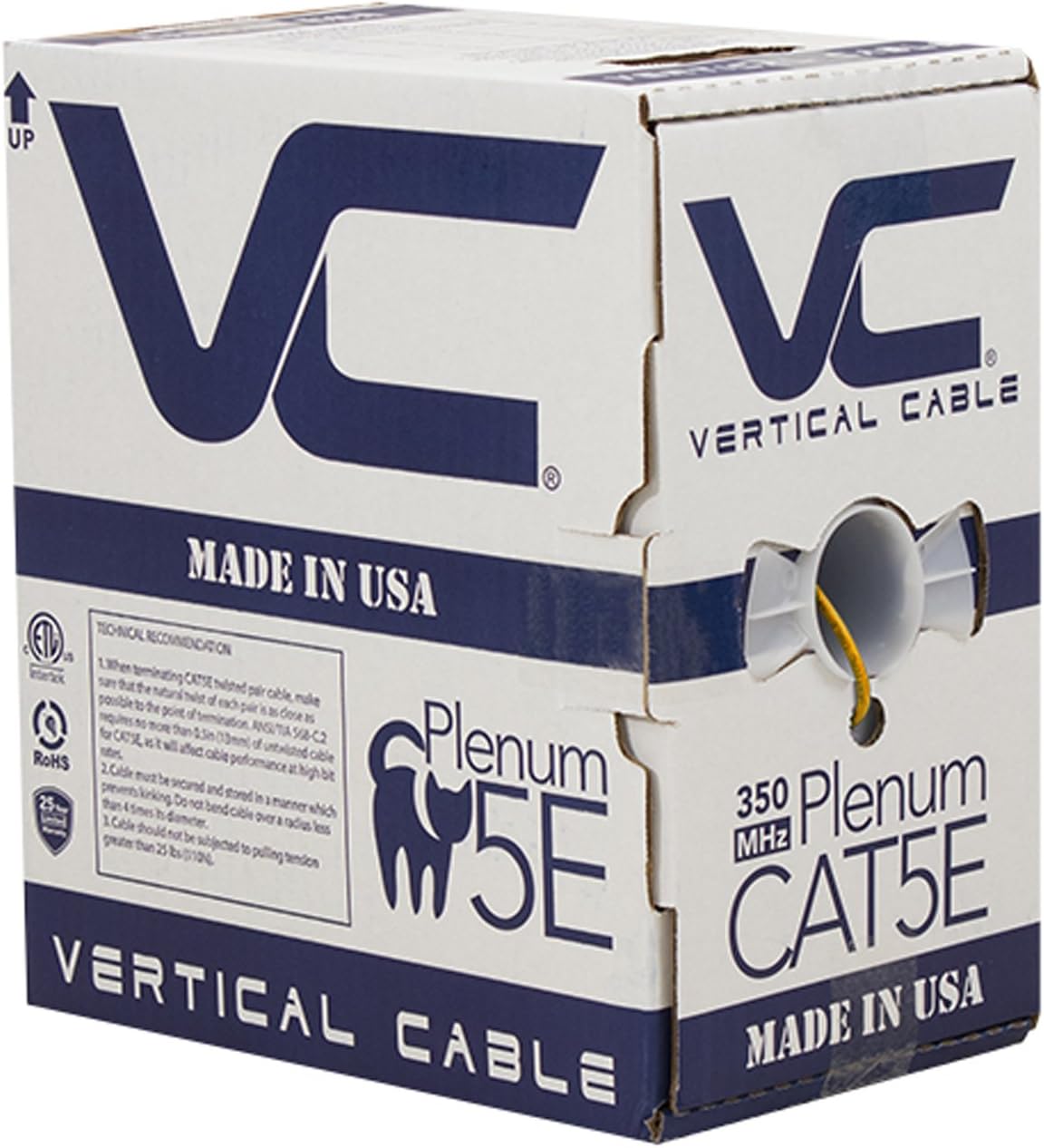 Bulk Ethernet Cable, 1000ft, Blue S692972