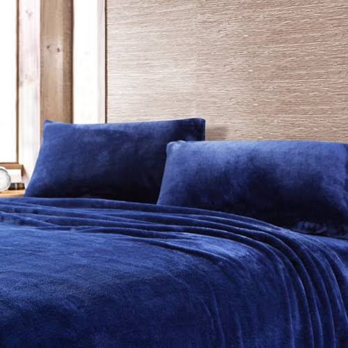 Navy Queen Comfy Sheets H439