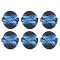 6 Pack Foam Saucer Disc Snow Sled H807529