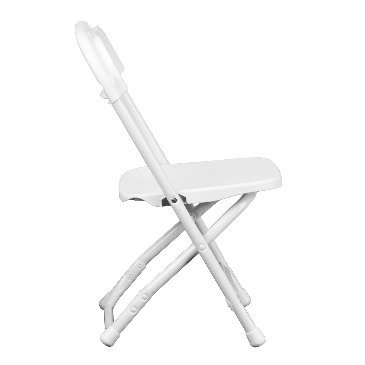 White Plastic Kids Folding Chair W91592
