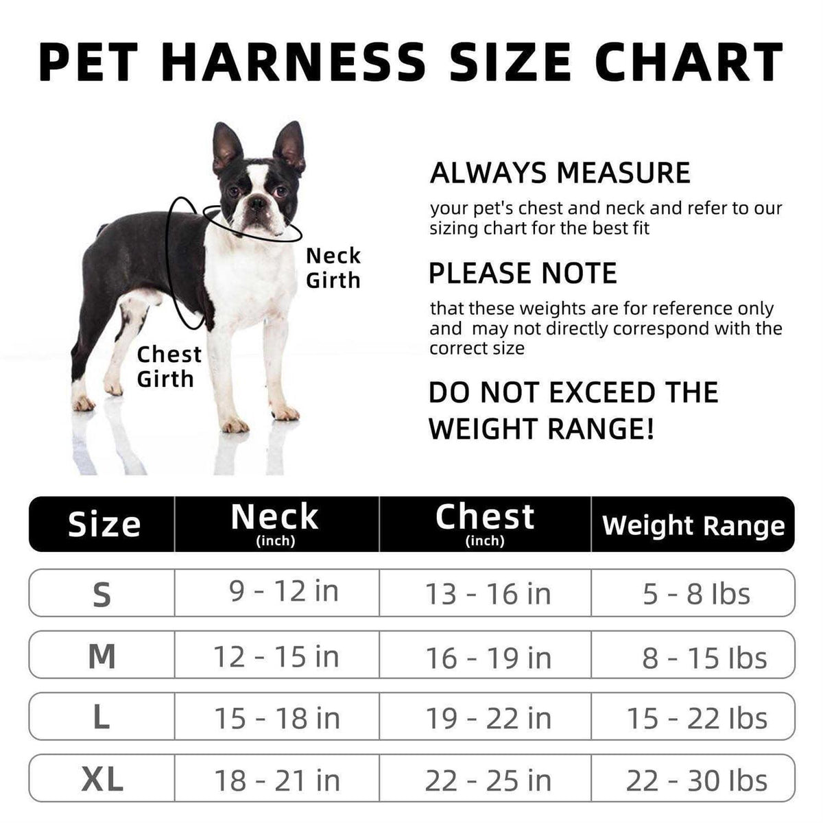 Adjustable Padded Reflective Dog Harness with 2 Leash Clips H795000