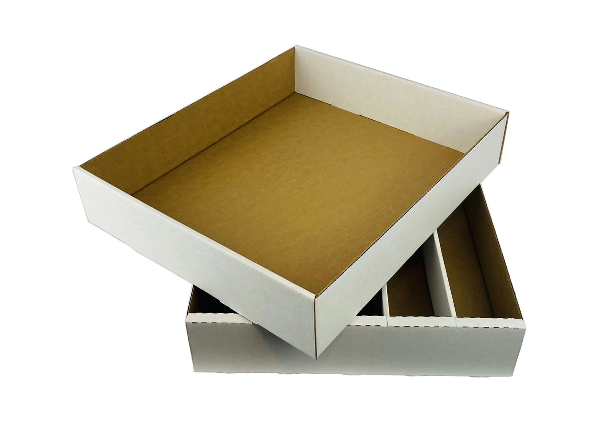25 - 5000ct 5-Row Cardboard Trading Card Storage Boxes X184710