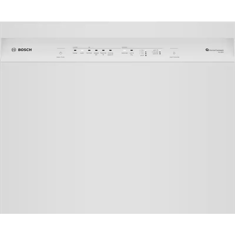 White Front Control Tall Tub Dishwasher with Stainless Steel Tub M3855