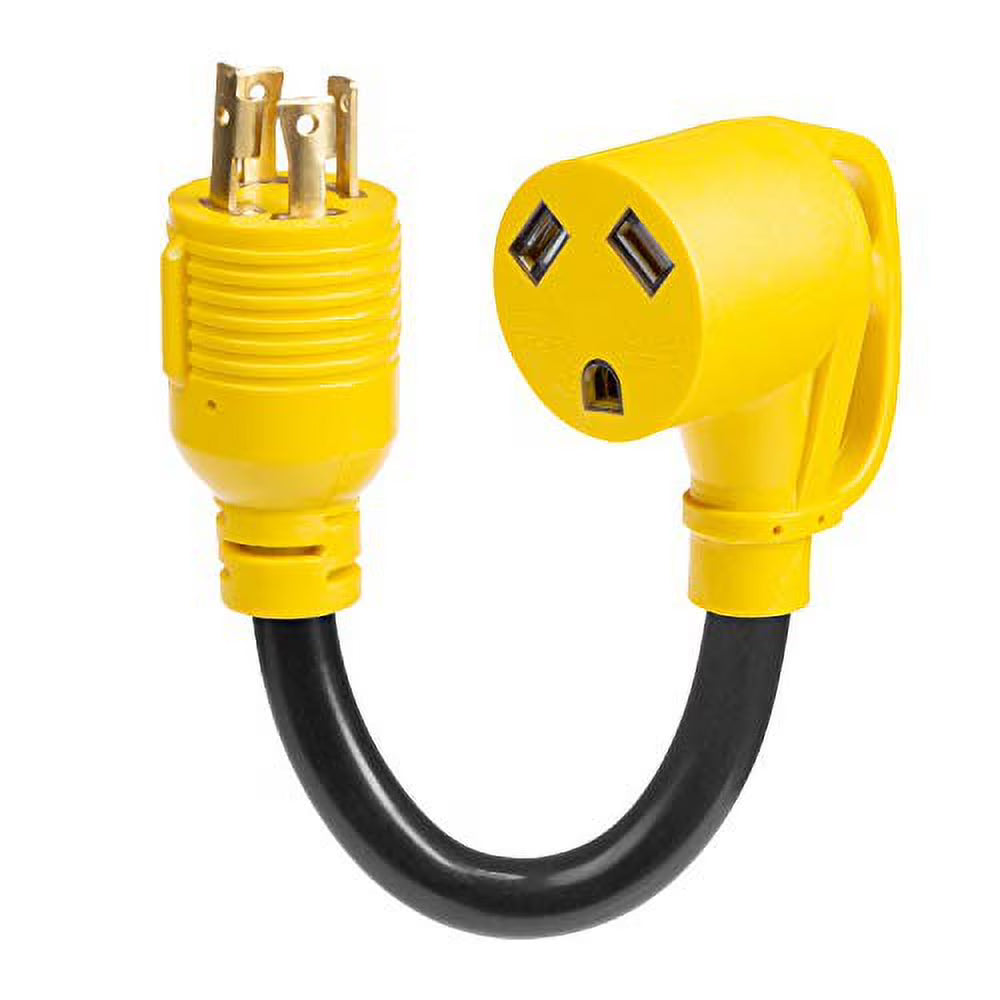 30 Amp RV Electrical Adapter Cord 12 inch Q8429