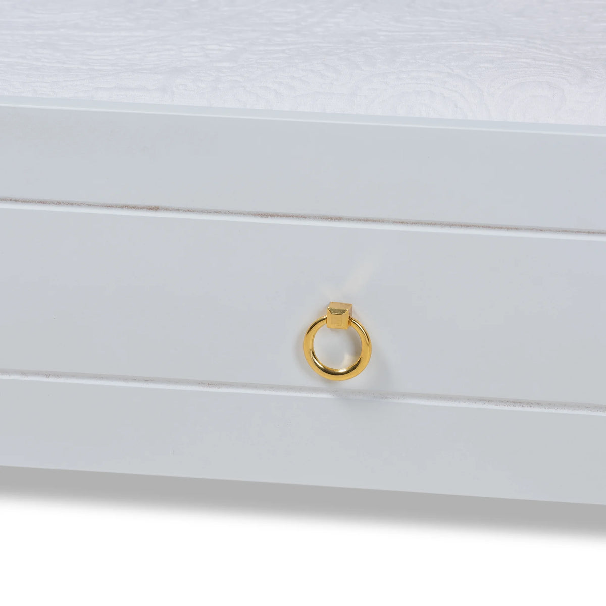 White Finished Wood Twin Size Trundle S166603