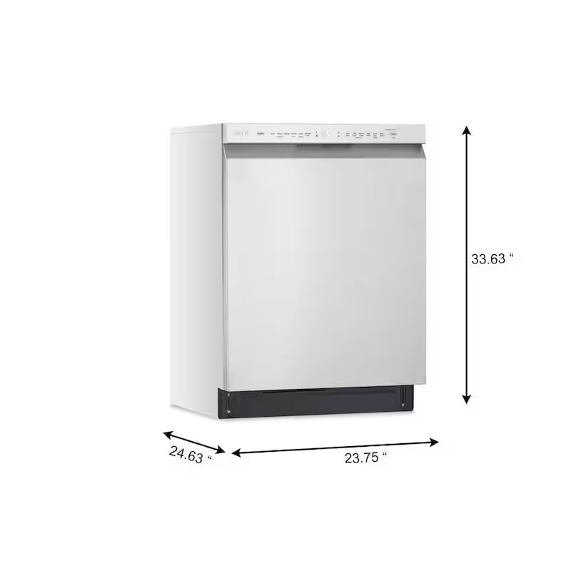 Stainless Steel Front Control Dishwasher with 3rd Rack A911