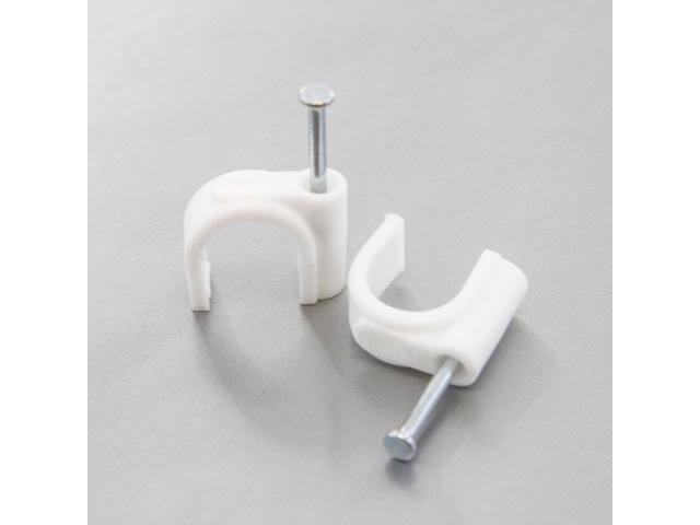 2500 Round 5/8 Inches Cable Wire Clips E869