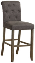 Grey Bar Stool Set of 2 S82950