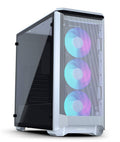 White Steel Tempered Glass ATX Mid Tower Computer Case X845171