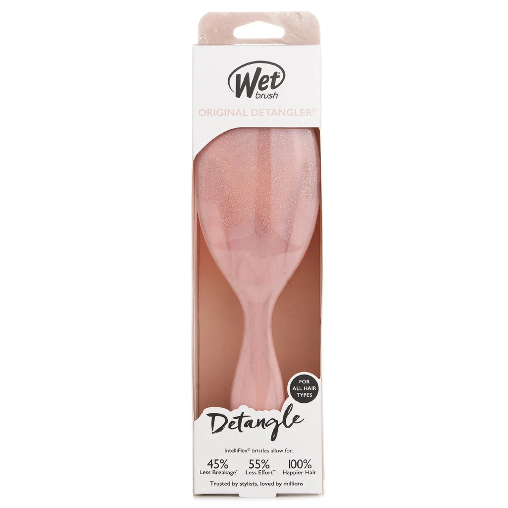 Coral Glitter Hair Brush H920
