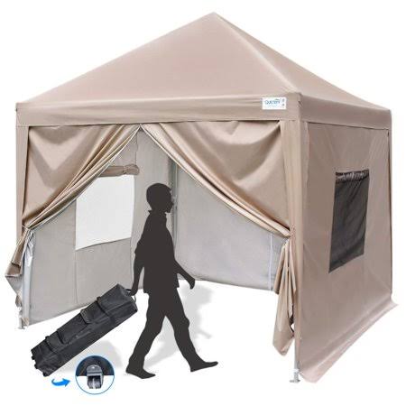 10x10 Pop Up Canopy Tent with Mesh Windows and Sidewalls T927297