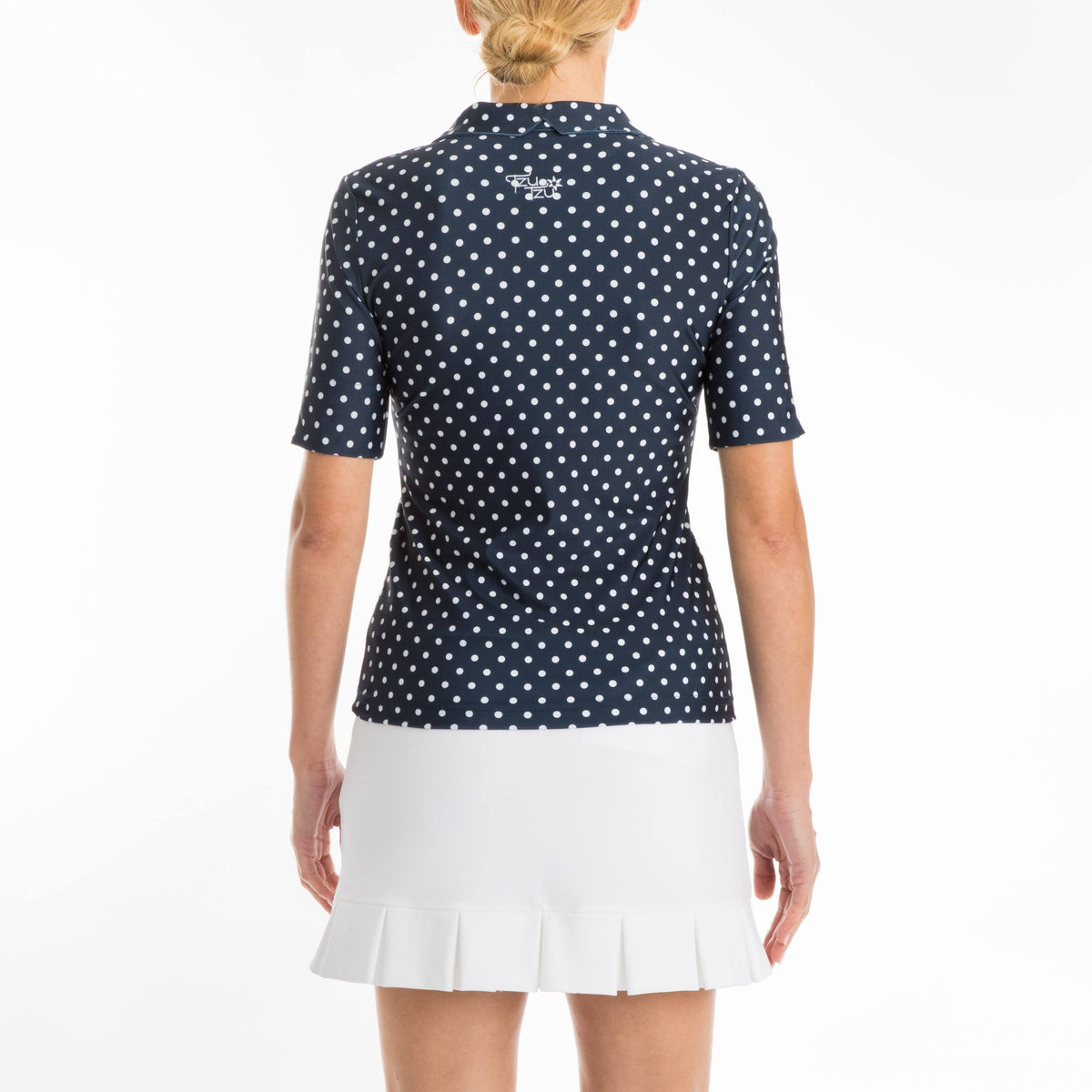 Navy Dotty Top U176050
