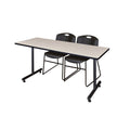 Training Table with 2 Stack Chairs K7538