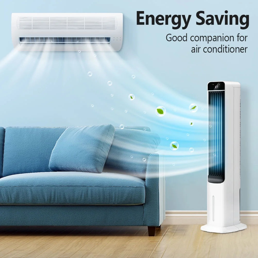Portable Evaporative Air Cooler Tower Fan 3-in-1 Humidifier T7289