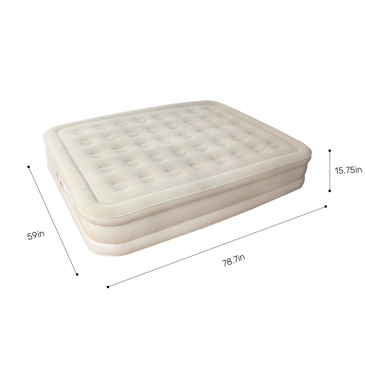 Inflatable Queen Air Mattress with Built-in Pump S85170