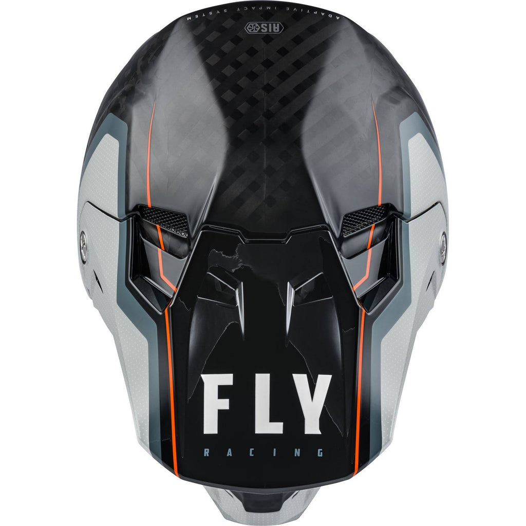 Black/Grey/Orange Carbon Axon Helmet H2201