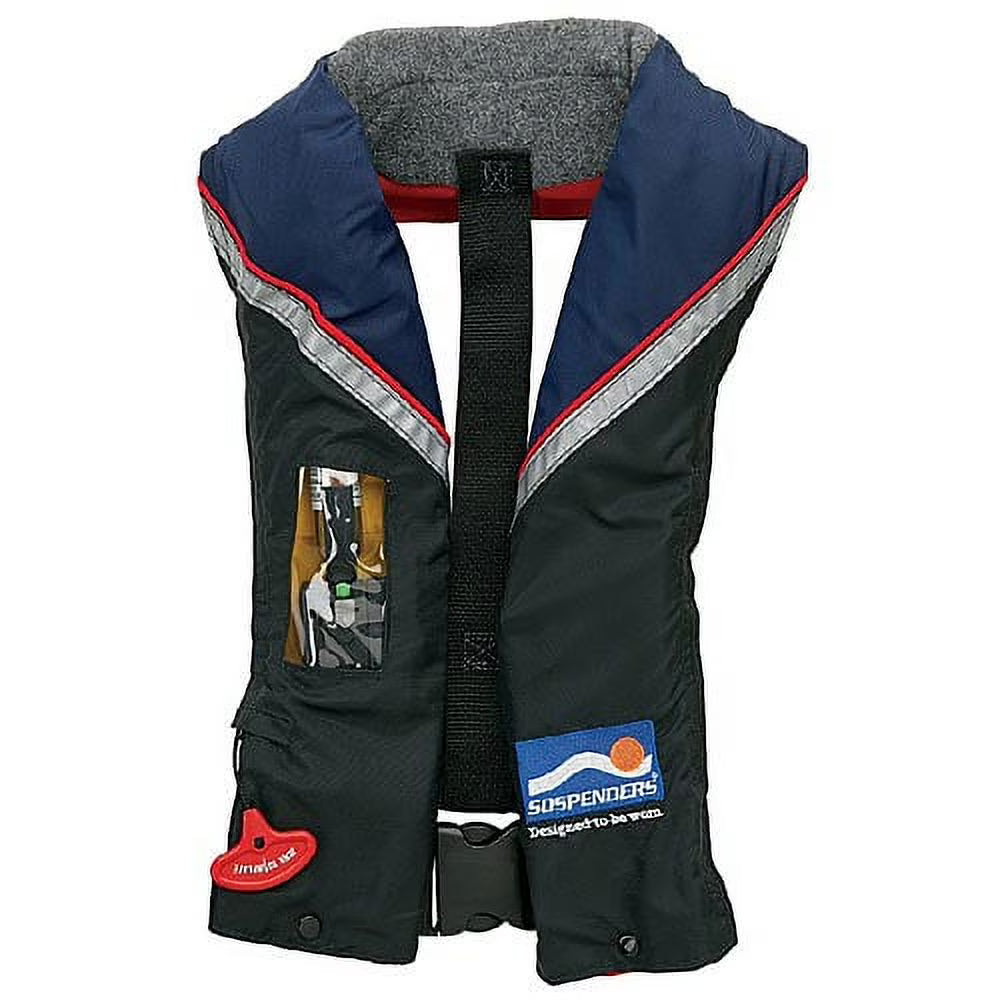 Blue Inflatable Auto Adult Life Vest R35639