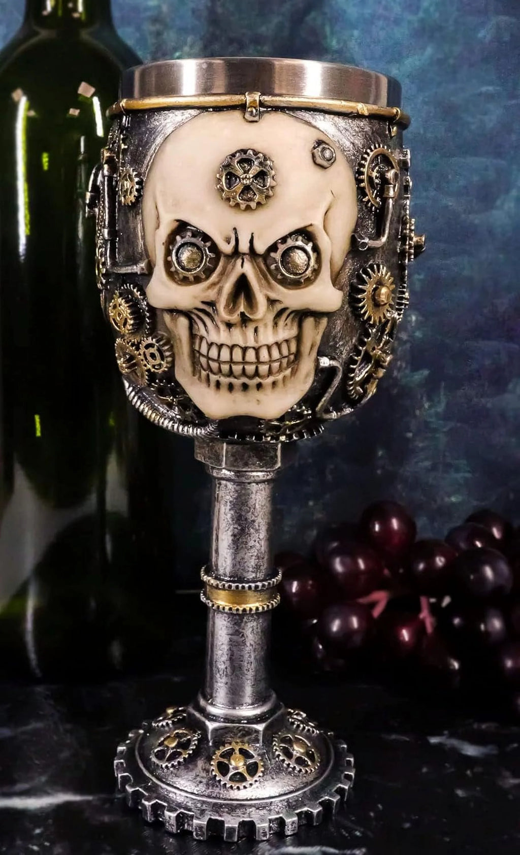 Silver 6Oz Wine Goblet Cup Figurine D871