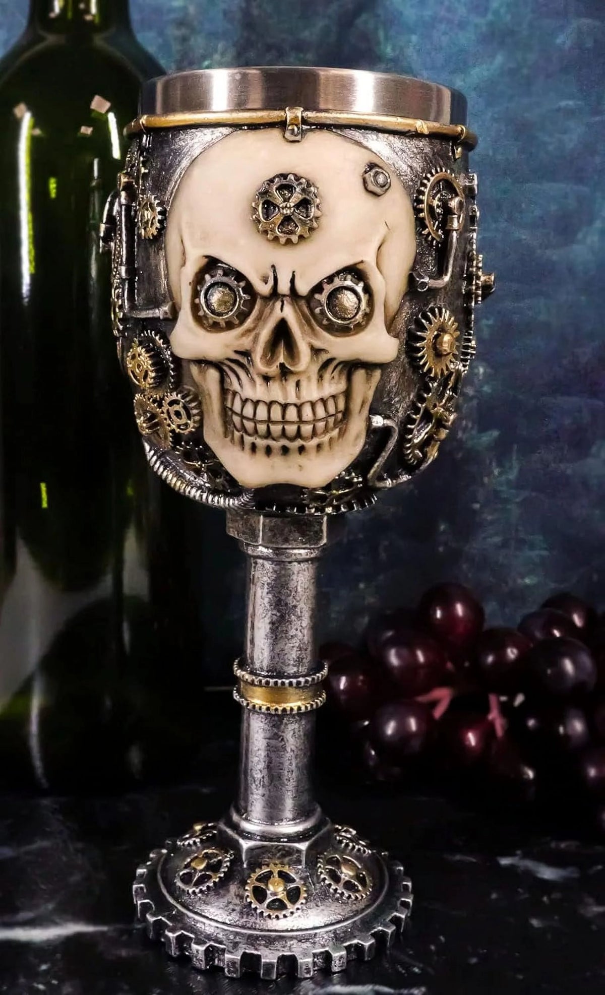 Silver 6Oz Wine Goblet Cup Figurine D871