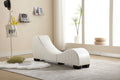 Faux Leather Curved Chaise Lounge B660454