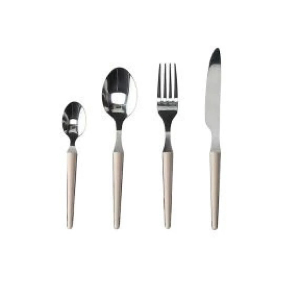Cream Cutlery 24 pcs A3611