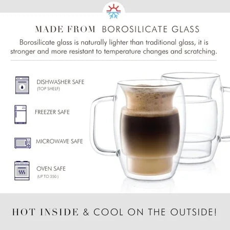 Double Wall Insulated Mugs Set of 2 J35515